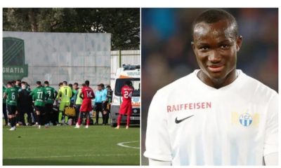 28-year-old footballer, Raphael Dwamena collapses, dies