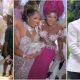 Destiny Etiko makes bundles of cash rain at Ekene Umenwa and Alex Kleanson’s wedding reception – VIDEO