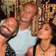 Kim Kardashian (right) admits she 'freaked the f*** out' when she met Erling Haaland (centre)