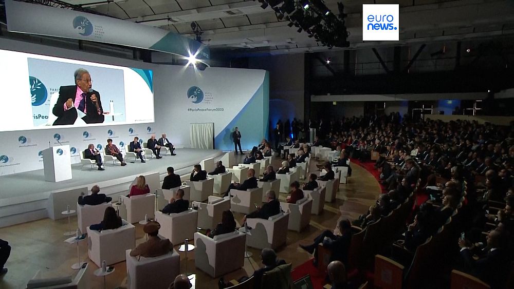 Macron advocates global cooperation at the Paris Peace Forum's 6th annual summit
