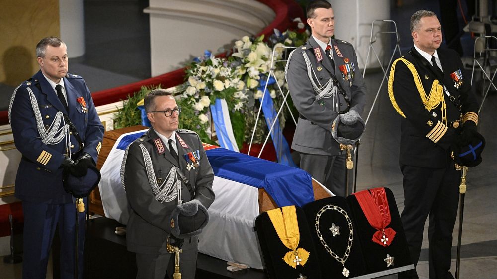 State funeral for Finland's Martti Ahtisaari, former president and Nobel Peace Laureate