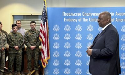 US Defence Secretary Austin makes unannounced visit to Kyiv, pledging ongoing support for Ukraine