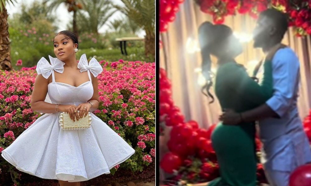 Veekee James showers prayers on her husband-to-be (Video)