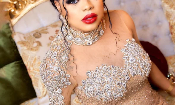 Youths stage protest against Bobrisky's presence in Benin