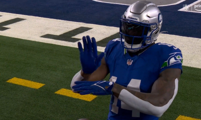 NFL fans hail 'best celebration in football' as DK Metcalf uses sign language to trash talk