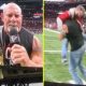 WWE legend Goldberg delivers vicious spear to helpless Bucs fan in Tom Brady jersey