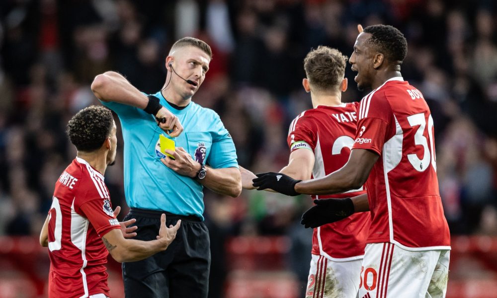 Bizarre reason VAR could not intervene as Nottingham Forest fume at 'shocking' Willy Boly red card