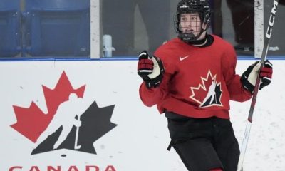 Celebrini’s 5-point performance leads Canada over Latvia at world juniors
