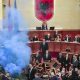 Flares, fires and barricades: Why Albania's opposition party likes to protest in parliament