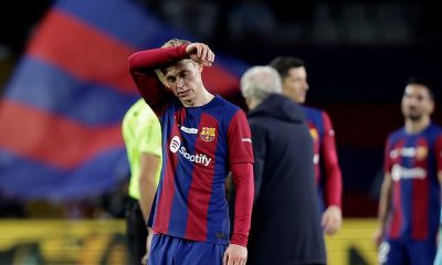 Frenkie de Jong was absent for Barcelona's trip to Royal Antwerp due to a reported illness
