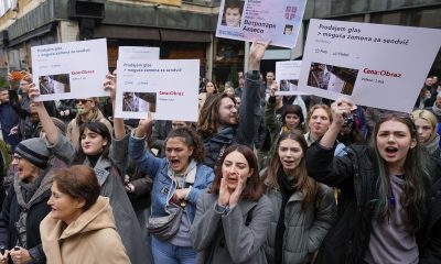 Serbia protests: Anti-government coalition demands release of detained students