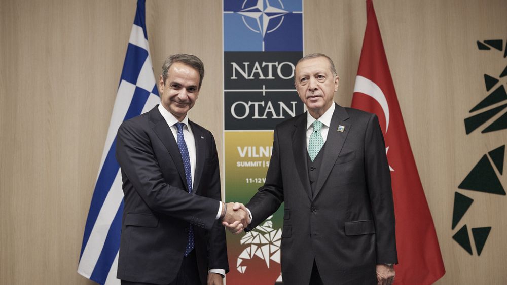 Turkey's President Erdogan meets with Greece's PM Mitsotakis in Athens visit
