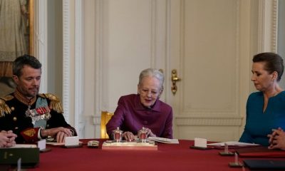 Denmark’s Queen Margrethe signs historic abdication, making son Frederik X king - National