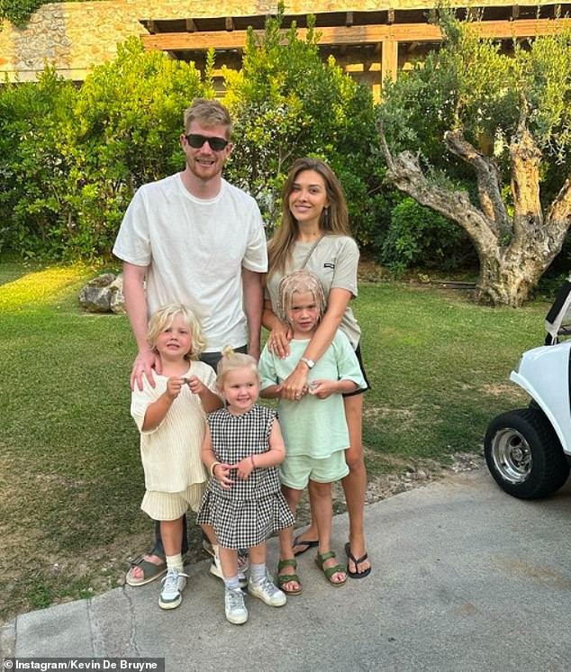 De Bruyne, his wife Michele and their three children weren't at the house at the time of the raid