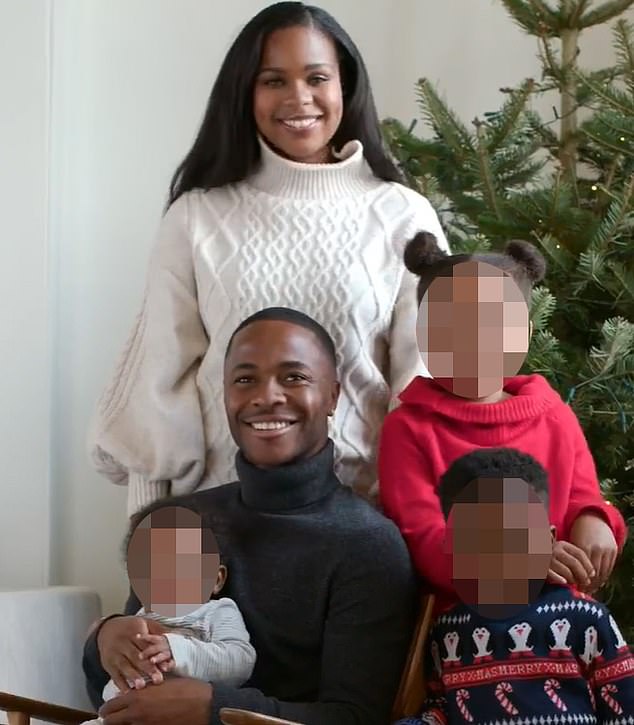 Raheem Sterling's partner Paige and their three children were not inside their home at the time of the raid, police said