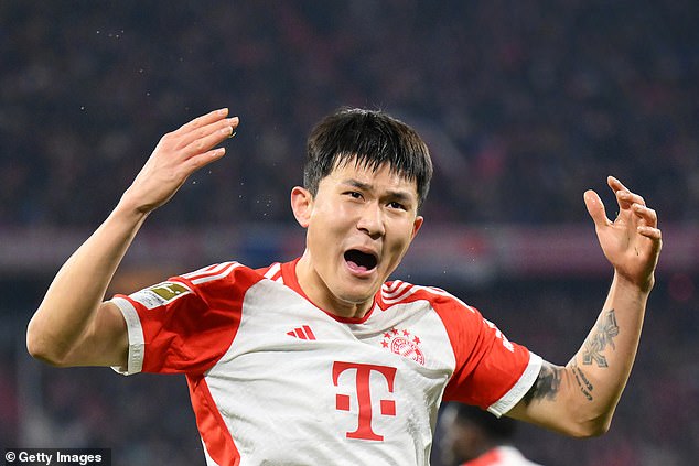 Bayern Munich defender Kim Min-jae finished second in the ballot with 19.54 per cent of the votes