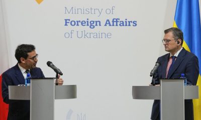 French foreign minister visits Kyiv and pledges solidarity as Russia launches attacks