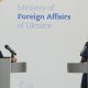 French foreign minister visits Kyiv and pledges solidarity as Russia launches attacks