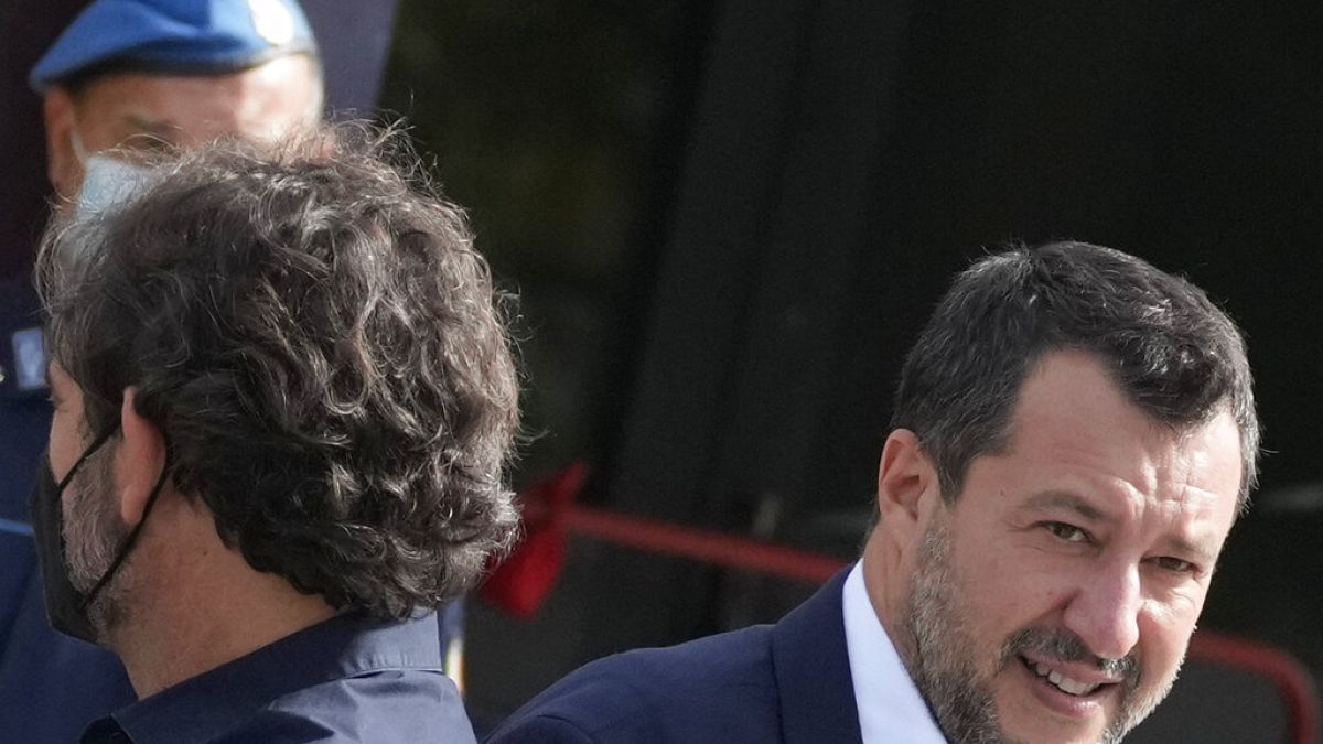 Italy's Deputy Prime Minister appears in court in migrant ship case