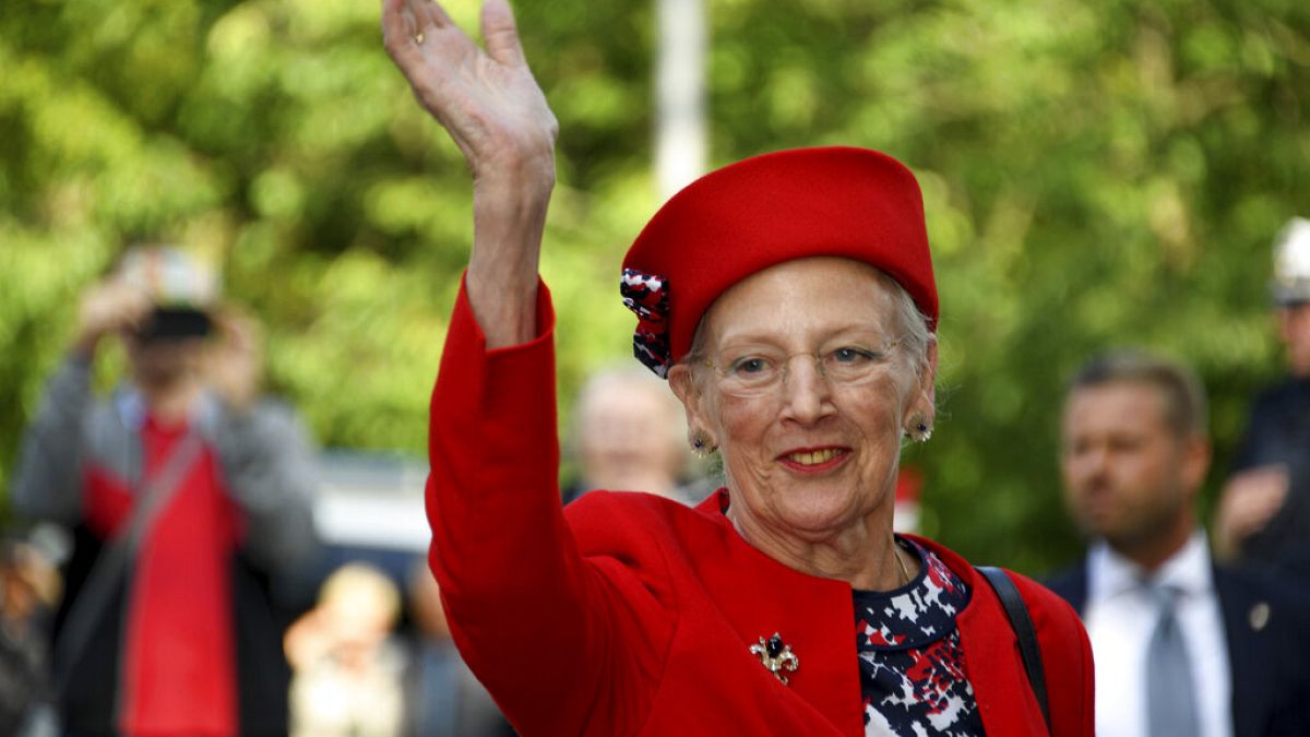 Queen of Denmark Margrethe II announces abdication live on TV