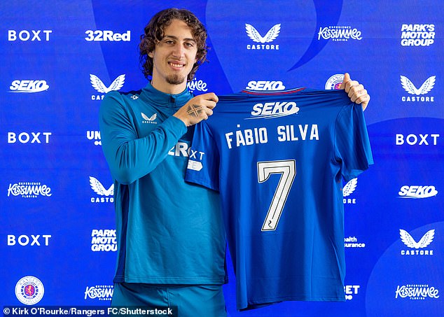 Wolves forward Fabio Silva has joined Rangers on loan for the rest of the season