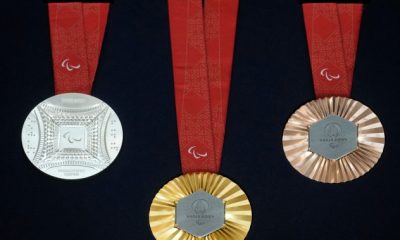 Medals for the Paris Olympics are embedded with Eiffel Tower pieces - National