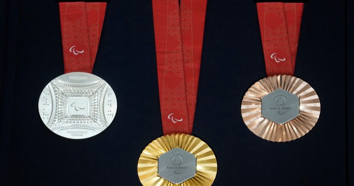 Medals for the Paris Olympics are embedded with Eiffel Tower pieces - National