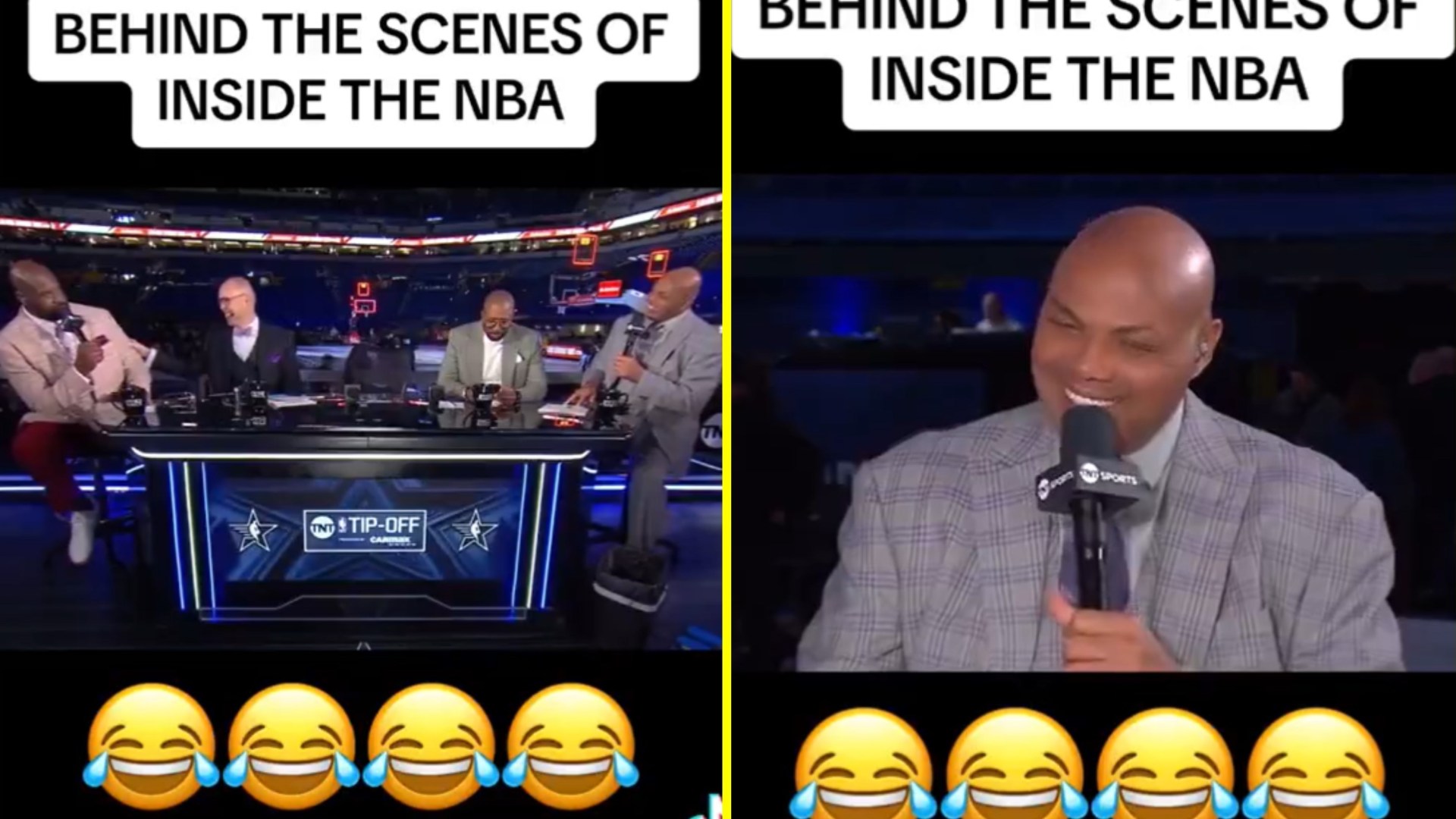 Leaked behind-the-scenes TNT footage reveals Shaq and Charles Barkley's hilarious x-rated exchange