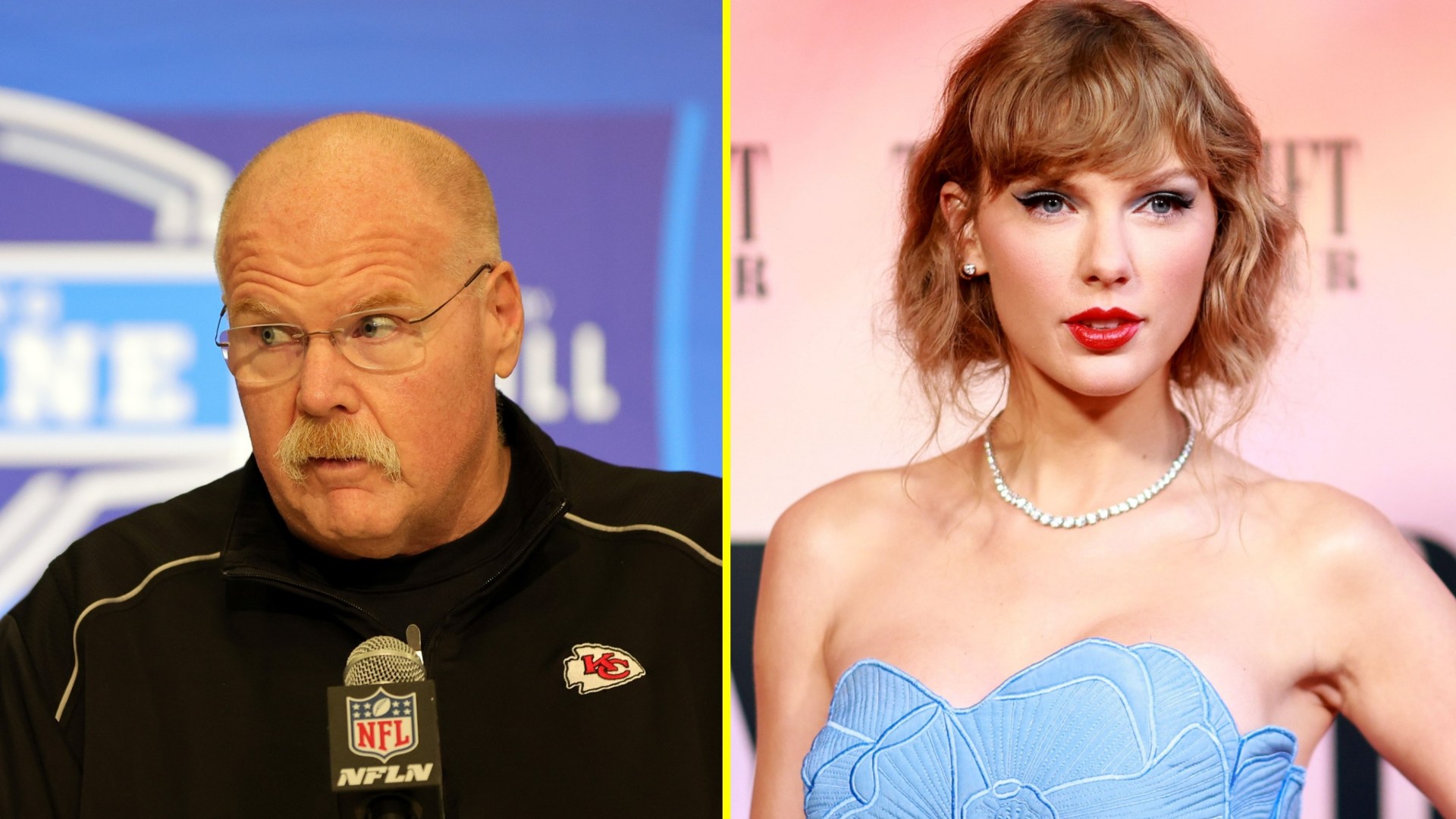 Chiefs coach Andy Reid has no problem with Taylor Swift being around - except one time she hurt his feelings