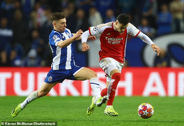 Arsenal struggled to cope with the aggression shown by Porto in the Champions League