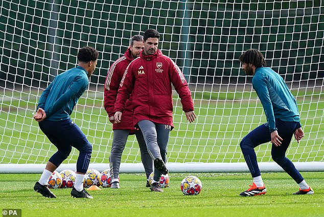 Mikel Arteta has been 'pinching' his players in training in order to teach them the dark arts