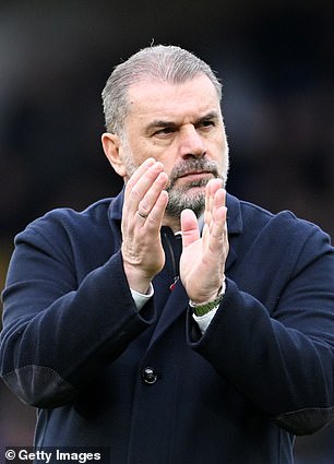 Ange Postecoglou's side play Brighton on Saturday after drawing 2-2 with Everton last time out