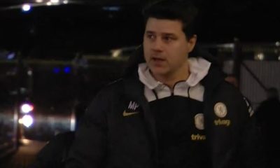 Mauricio Pochettino was loudly booed by Chelsea fans at Villa Park on Wednesday evening