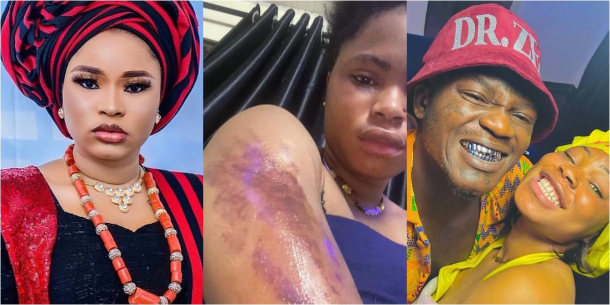 Portable’s wife Bewaji reacts to domestic violence accusations after photos of battered body surfaced online