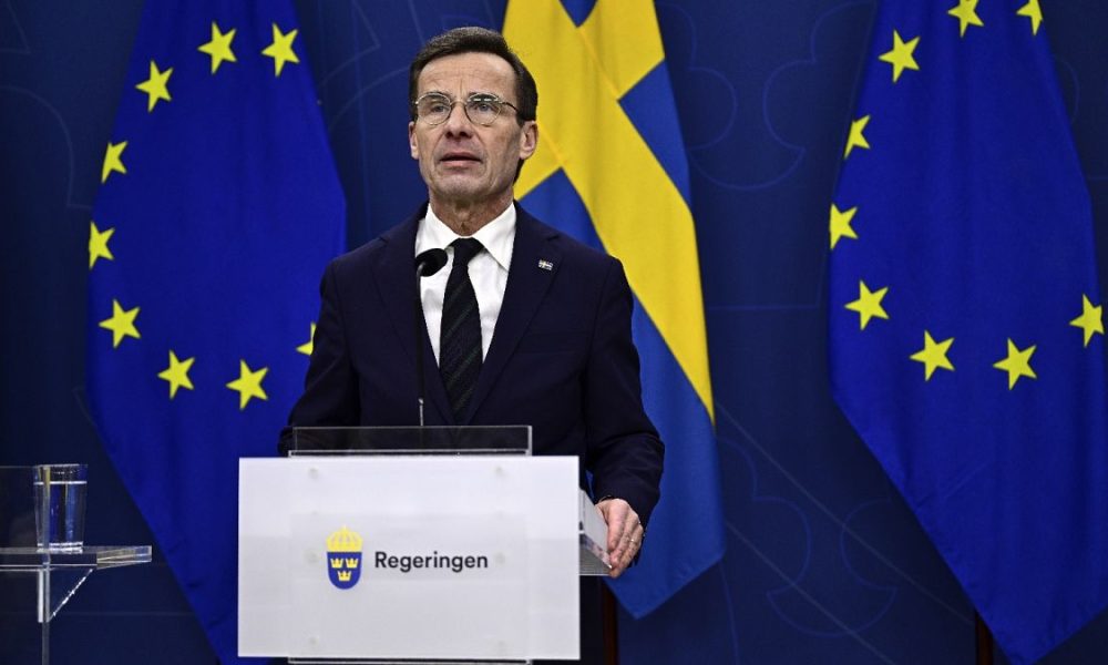 Swedish PM hails country's accession to NATO as a 'historic day'