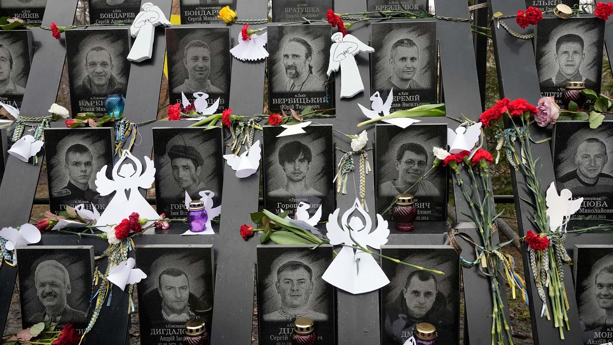 Ukraine remembers Maidan square massacre 10 years on
