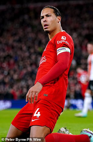 Virgil Van Dijk captains Liverpool