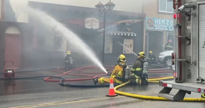 Fire in downtown Osoyoos prompts water quality advisory - Okanagan