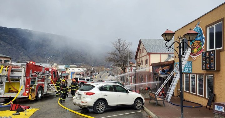 Osoyoos Fire Rescue thanks 2 neighbouring fire departments for helping battle blaze - Okanagan