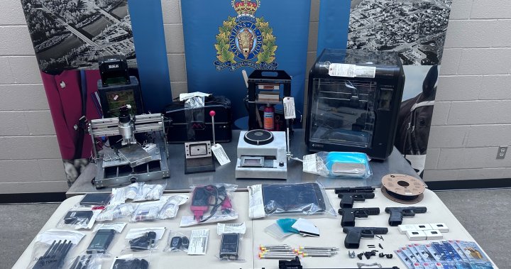 Red Deer man facing 27 charges after year-long weapons trafficking investigation