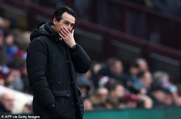 It was a disappointing afternoon for Unai Emery's side, who were reduced to 10-men after John McGinn was sent off