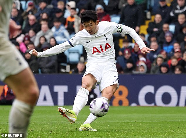 Son would also get on the scoresheet, putting Spurs 3-0 up in the first minute of injury time