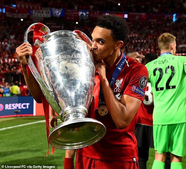 Alexander-Arnold has won the greatest club prizes in football but has not achieved a Treble