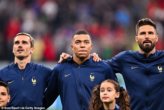 Henry is reportedly keen to take Griezmann, Kylian Mbappe and Olivier Giroud to the Olympics this summer