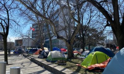 More trespass notices issued to people in encampment at Hamilton city hall - Hamilton