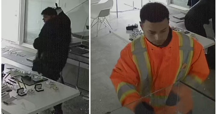 Winnipeg police ask for help identifying suspects after jewelry store robbed - Winnipeg