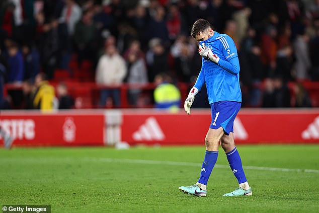 The 29-year-old goalkeeper joined Nottingham Forest but has lost his place after some errors
