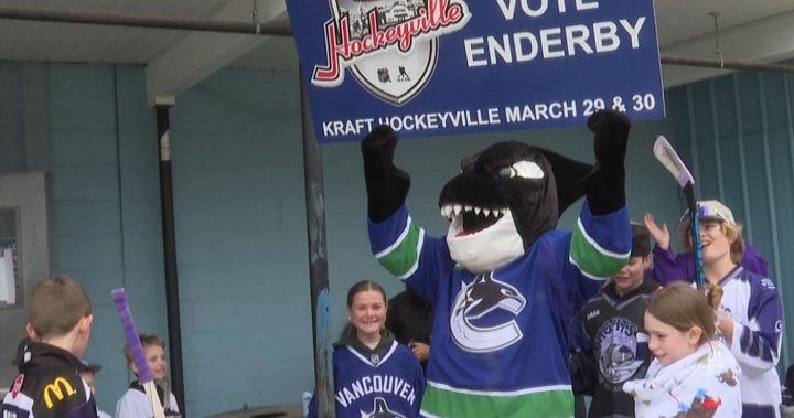 Canucks support Enderby, B.C. bid for 2024 Hockeyville title