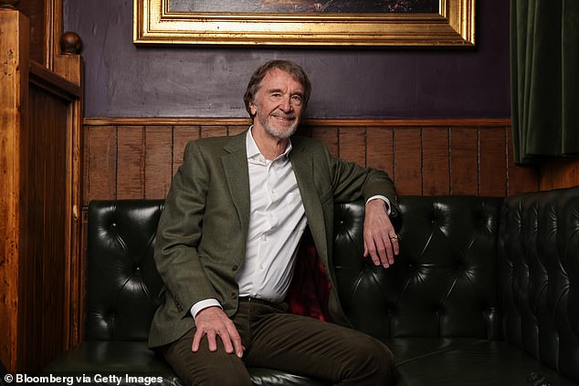 Sir Jim Ratcliffe recently purchased a 27.7 per cent stake in the club and has taken control of football operations