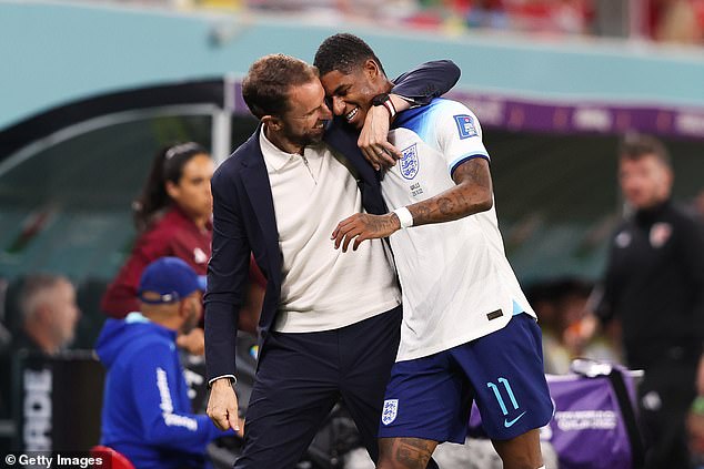 Southgate has worked alongside a number of Man United stars with England such as Marcus Rashford